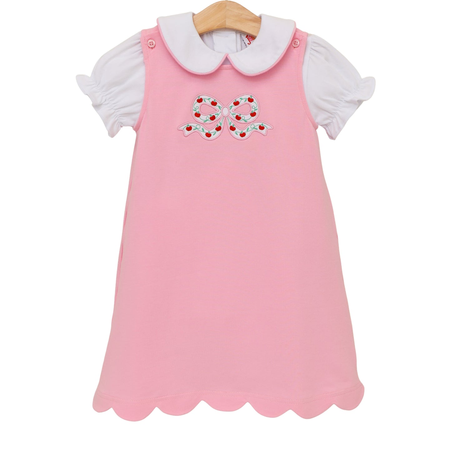 Cute to the core scallop jumper set