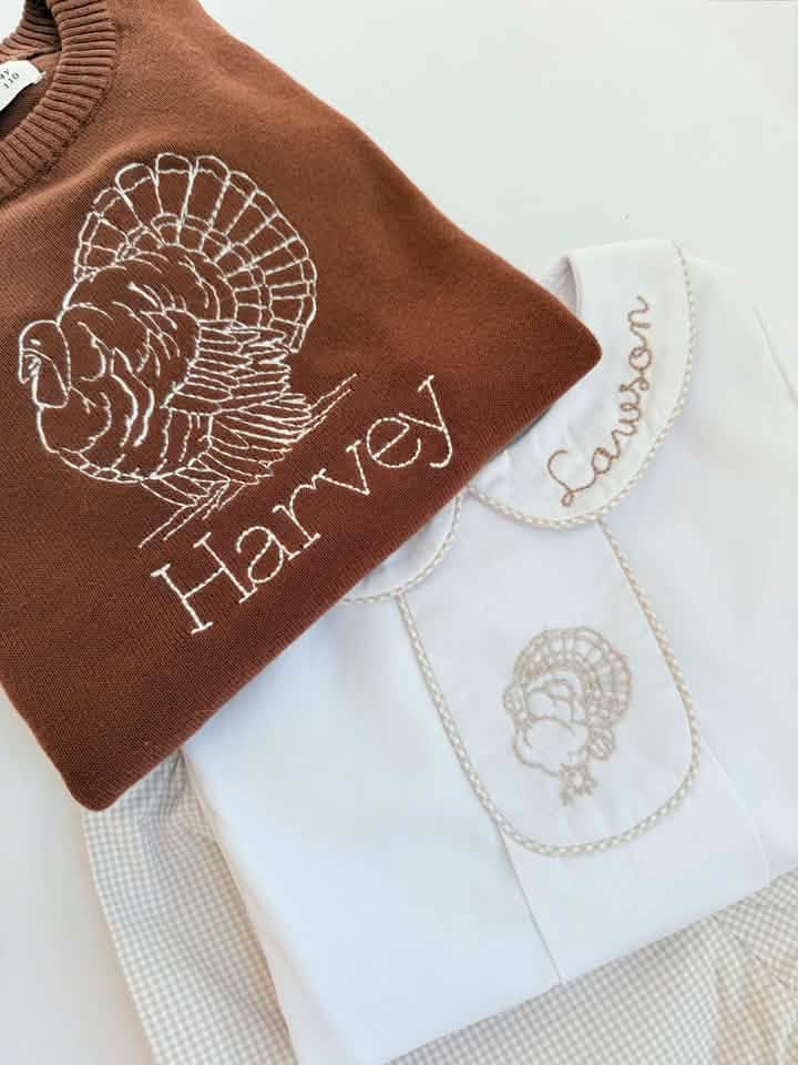 Boys turkey sweater