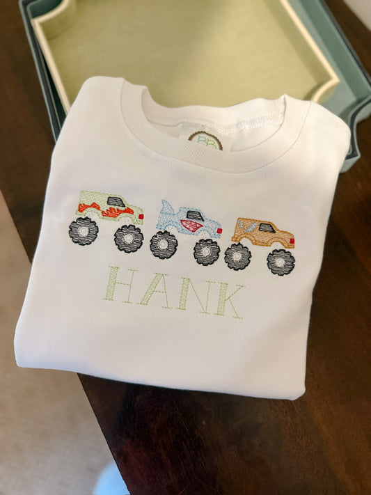Monster truck trio