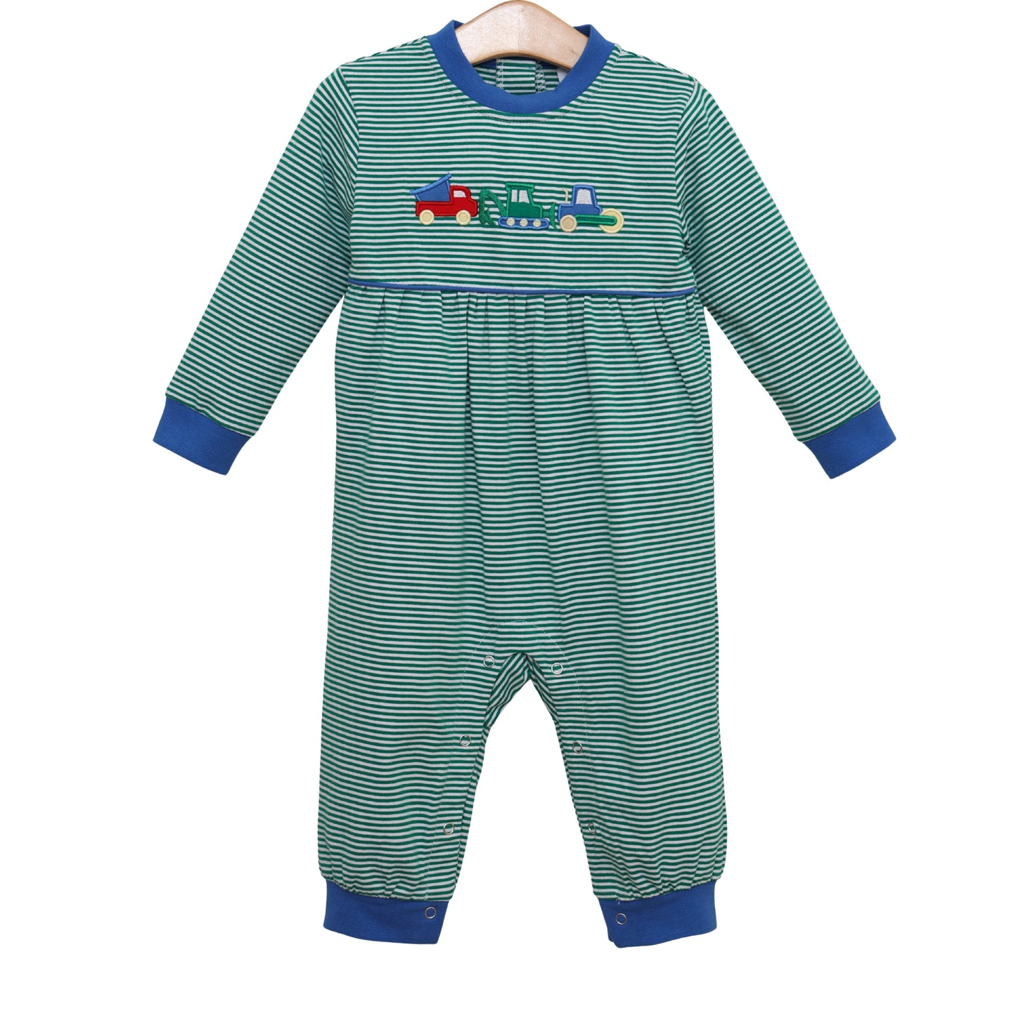 Dig, dump, and roll romper