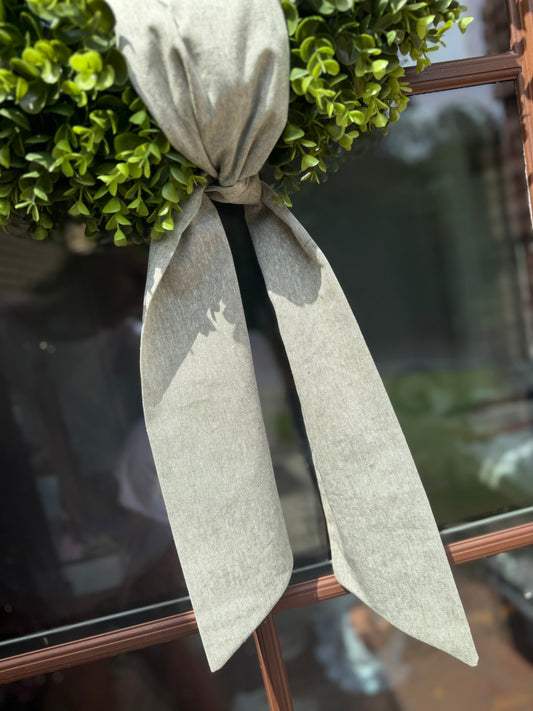Wreath Sash-sage
