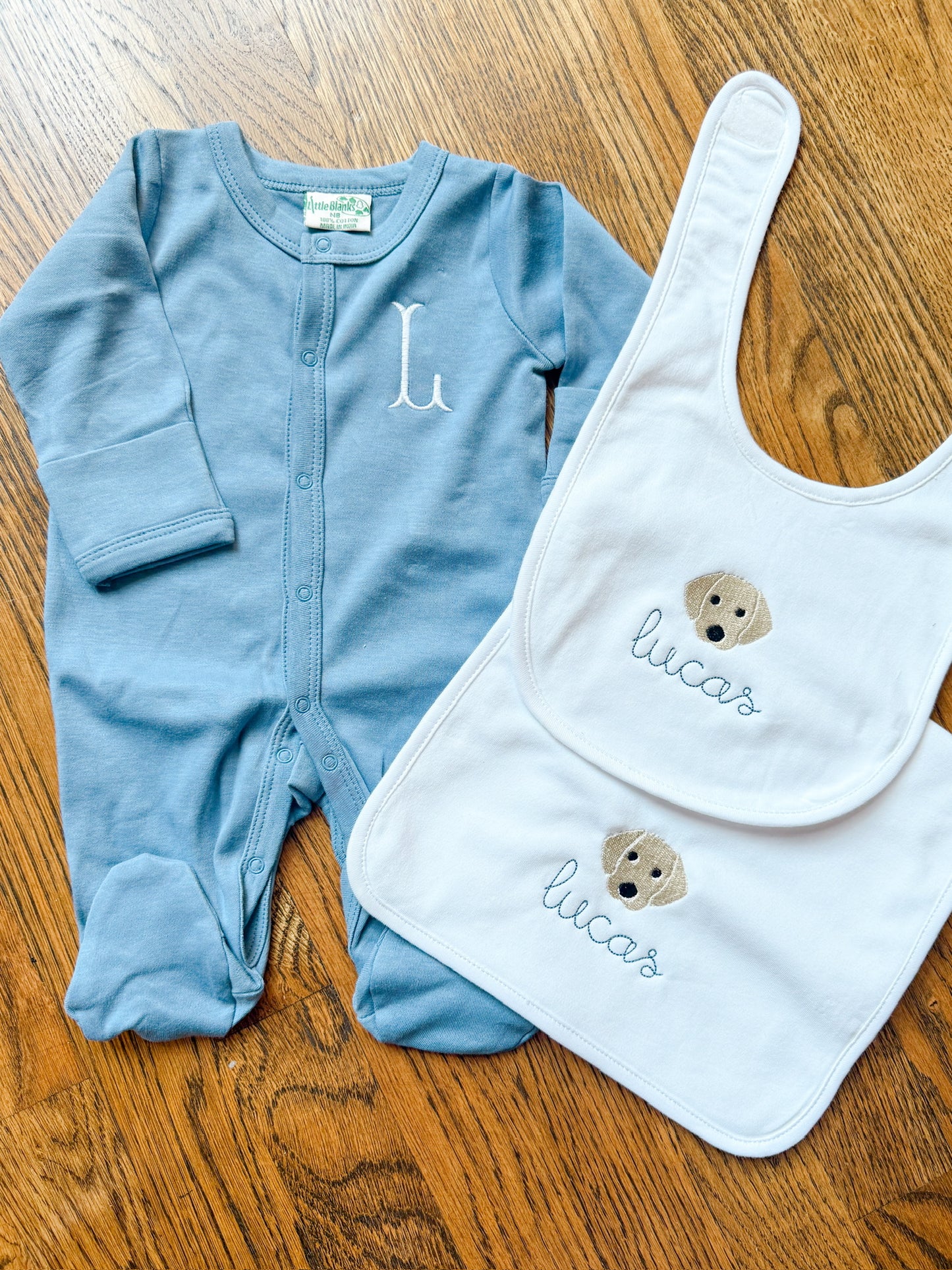 Bib and Burp cloth set