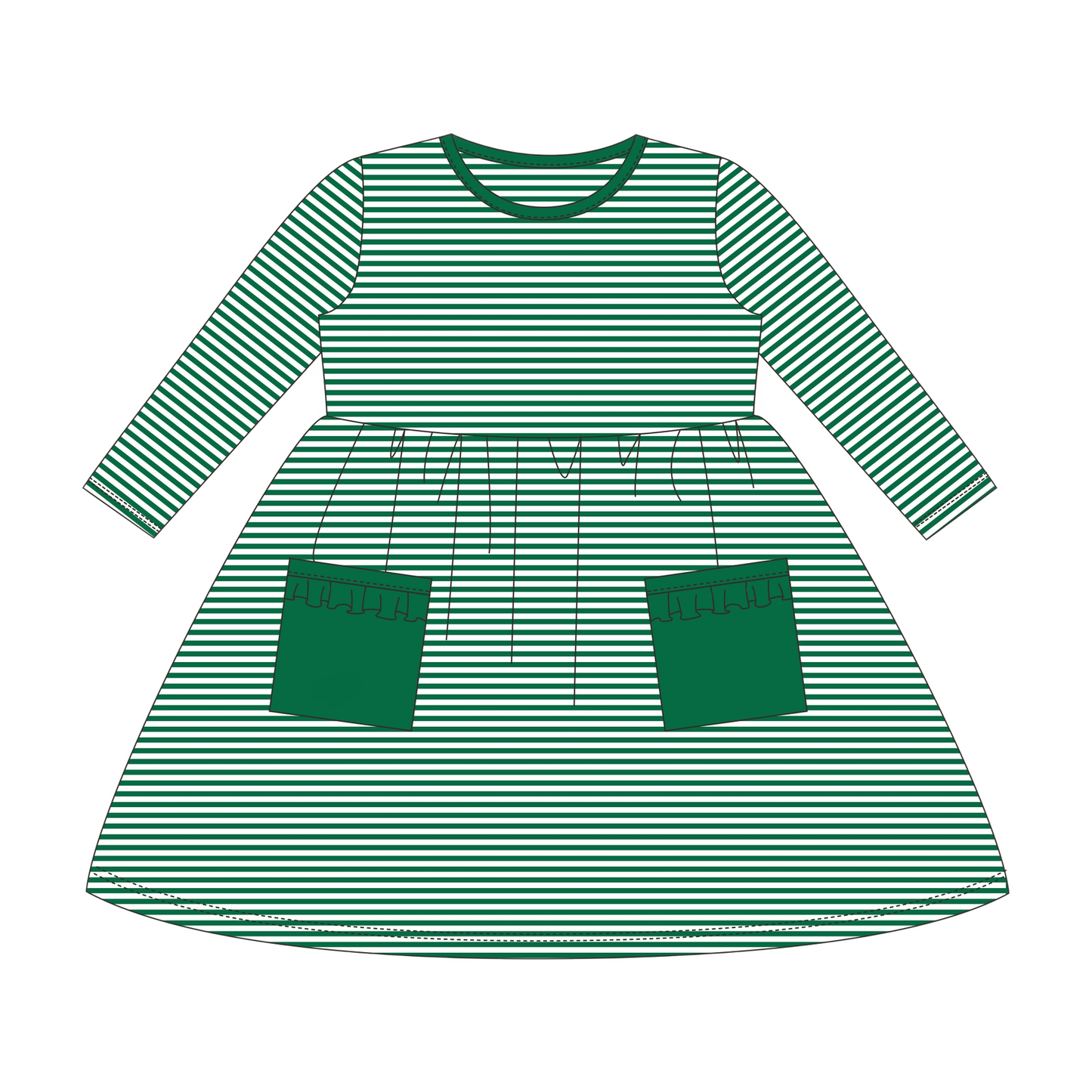 Pocket LS Dress