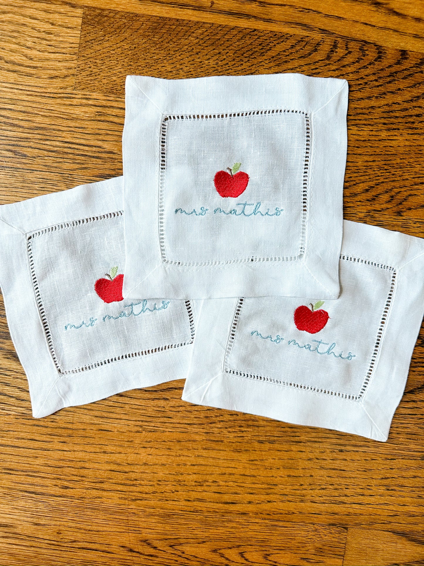 Custom Linen Cocktail Napkins