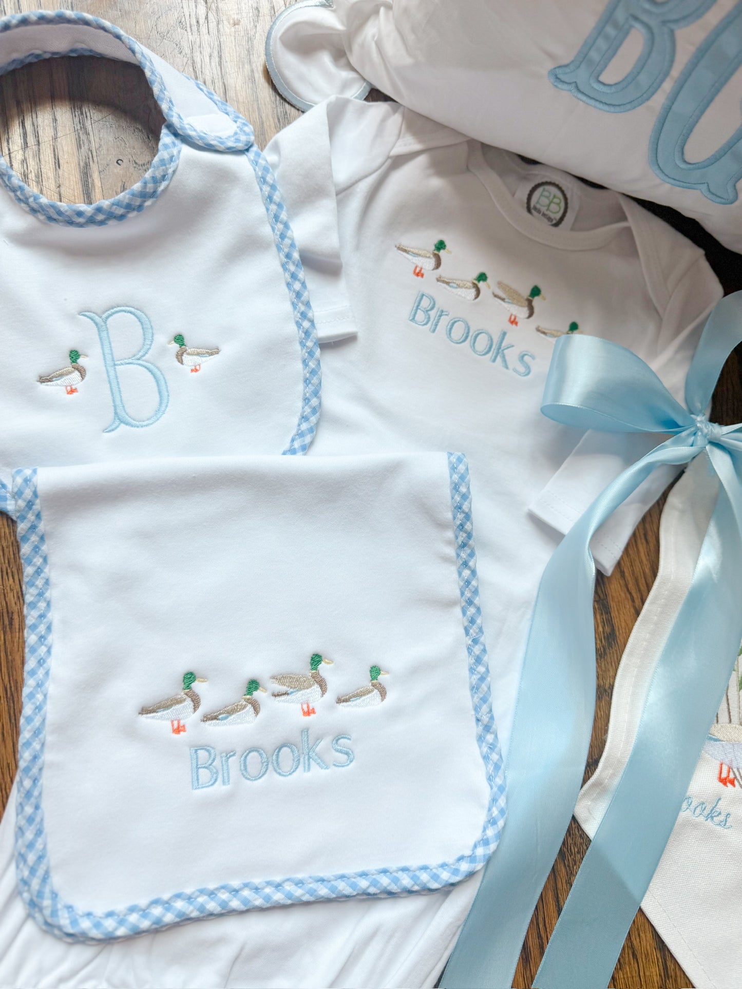 Bib and Burp cloth set