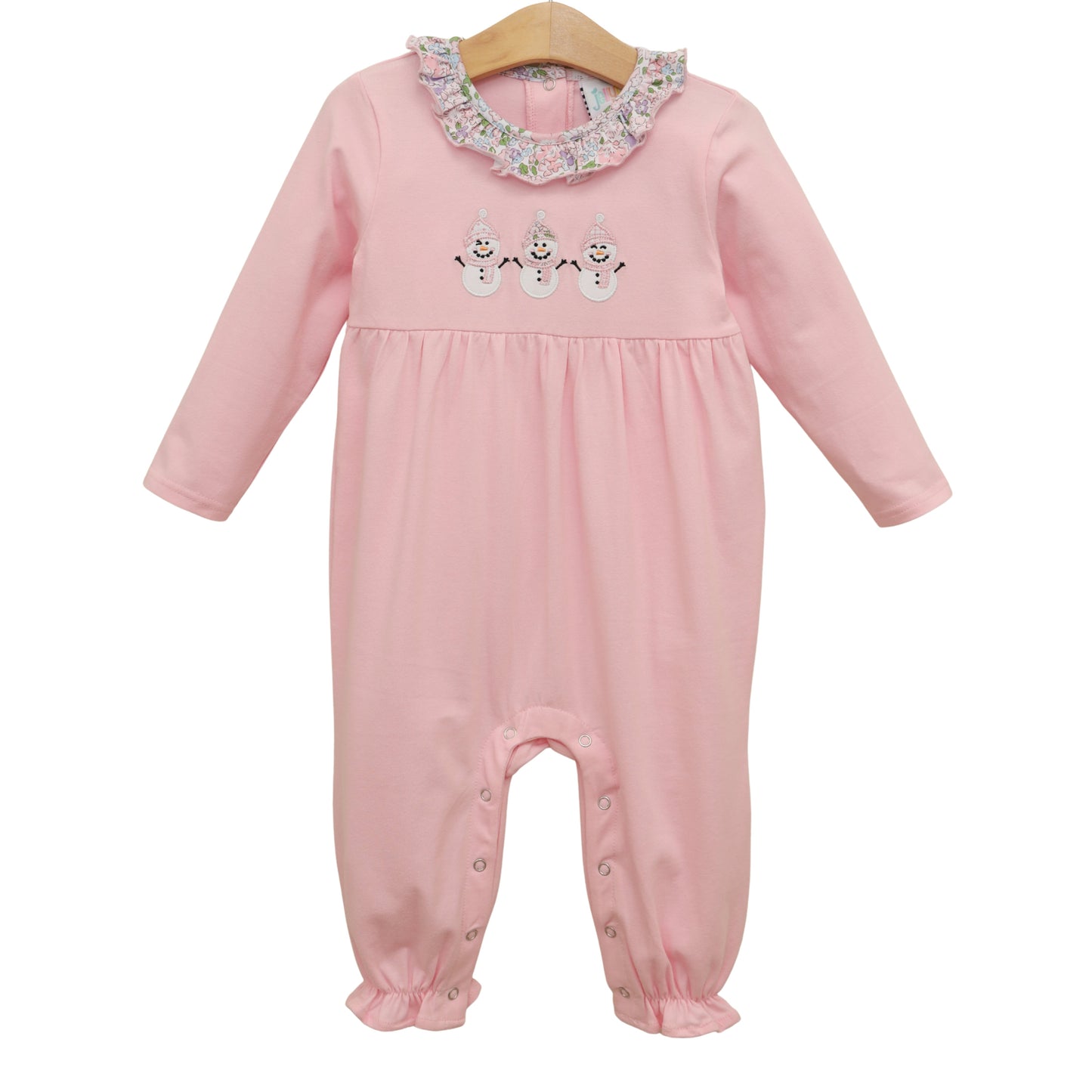 Frosty friends ruffle romper