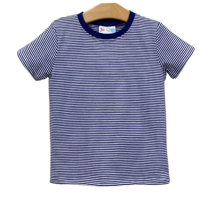 Graham Shirt- navy stripe