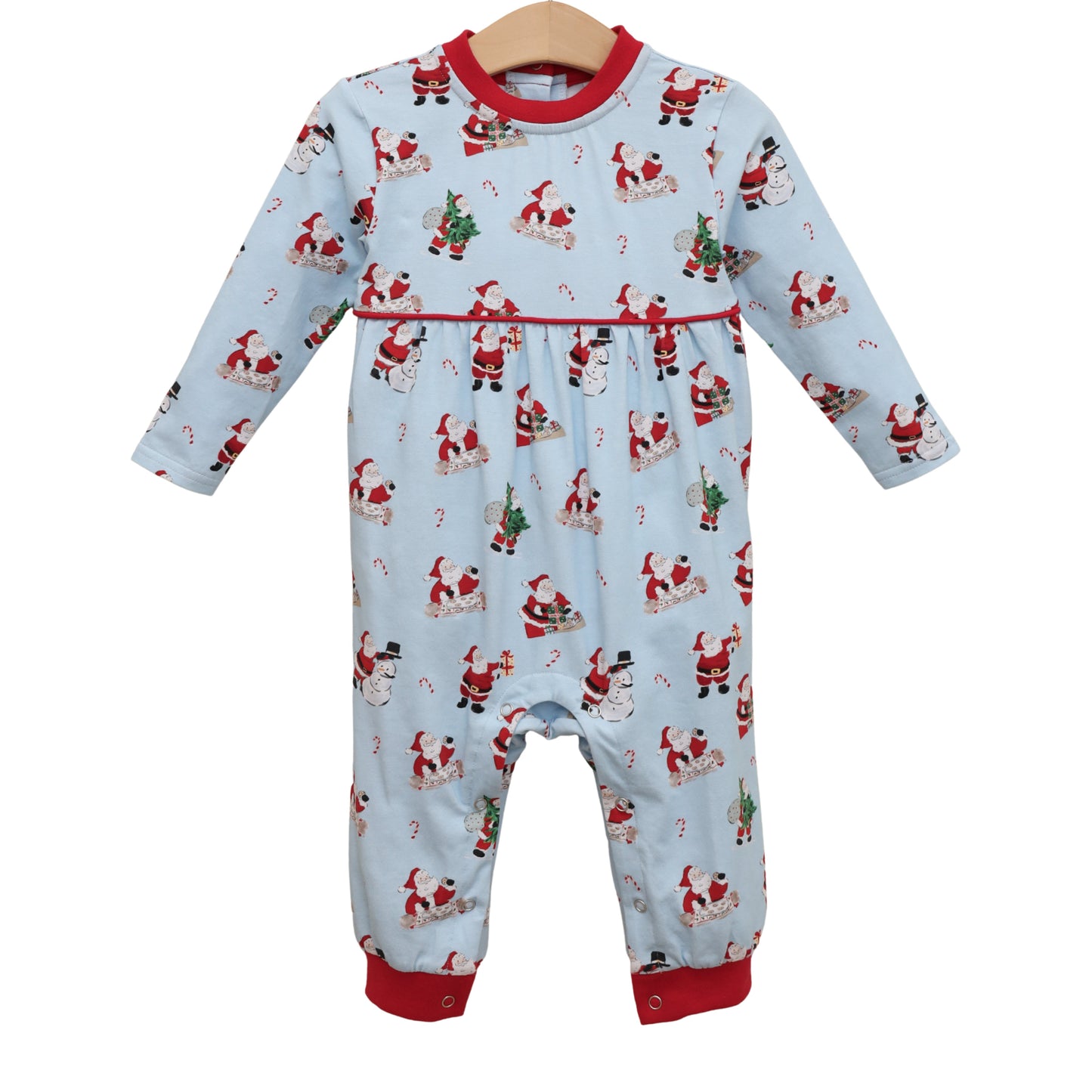 Here comes santa claus patrick romper