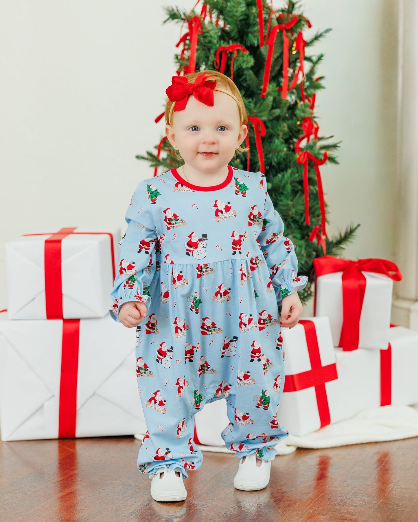 Here comes santa claus sadie romper