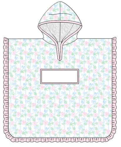 Hooded Towel- Floral