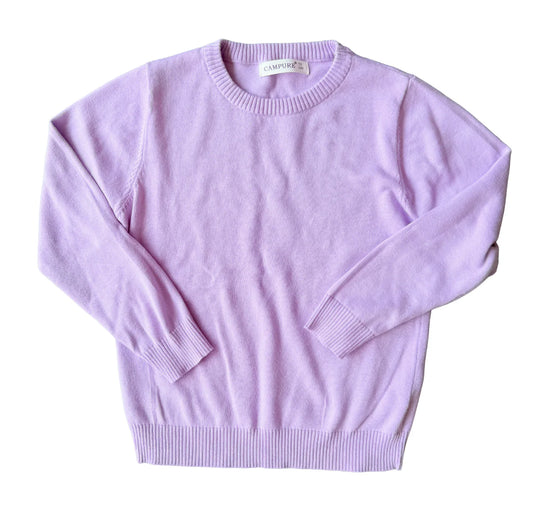 Lavender campure sweater