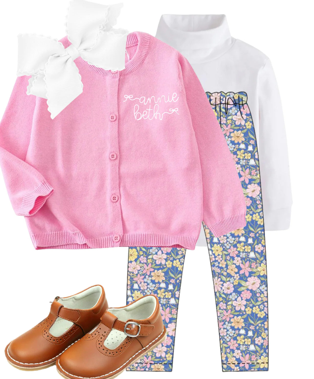 Pink cardigan campure sweater
