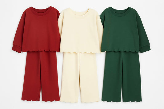 Scalloped sets- Green