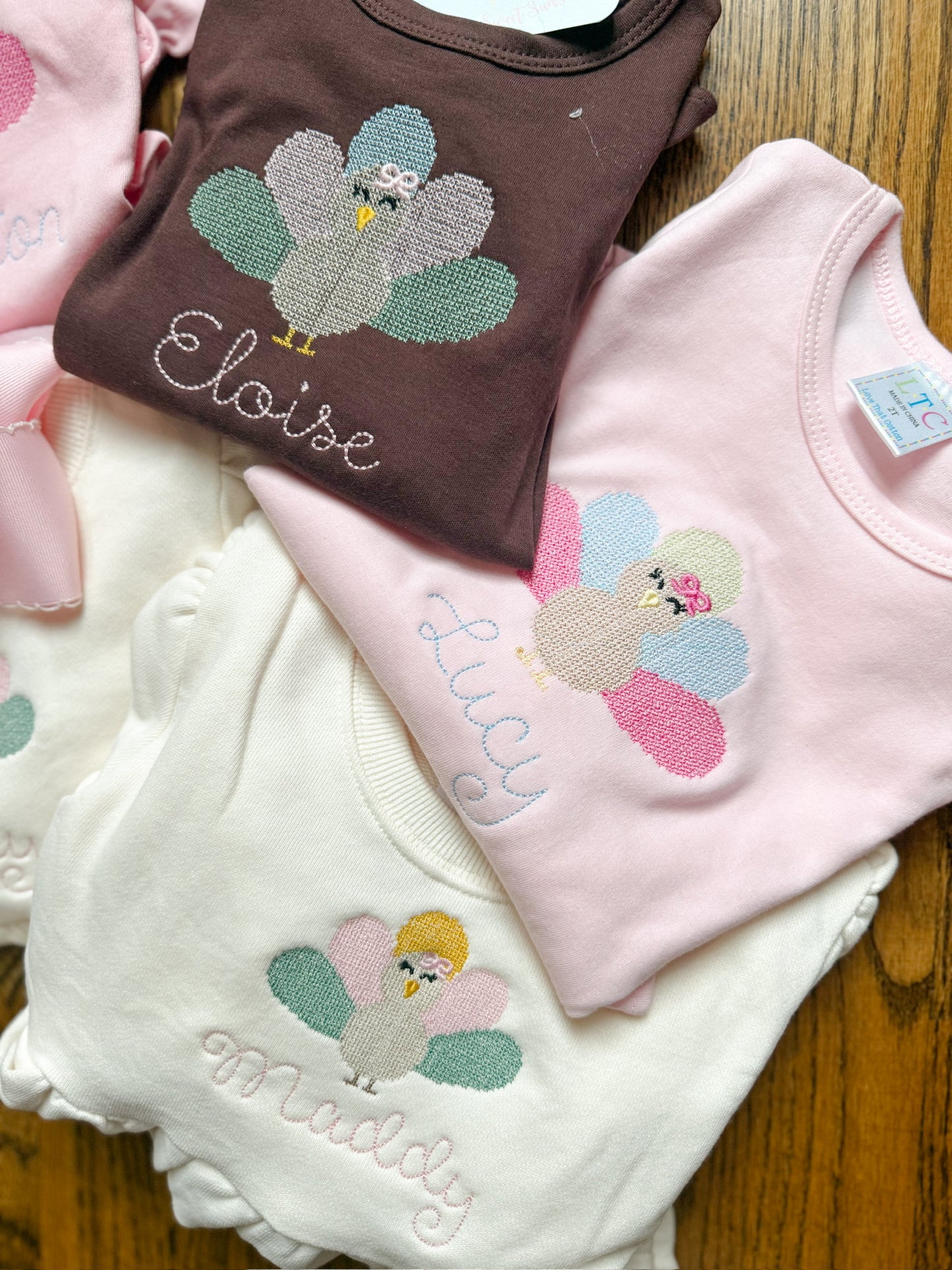 Cross stitch turkey girl