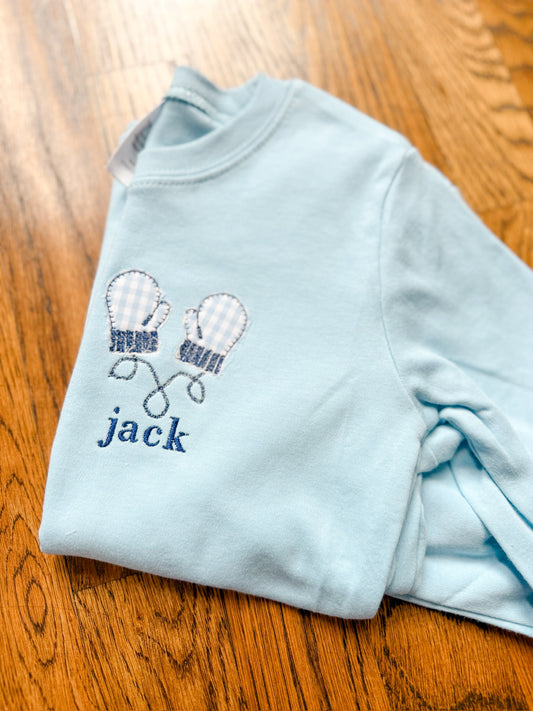 Mini mitten applique