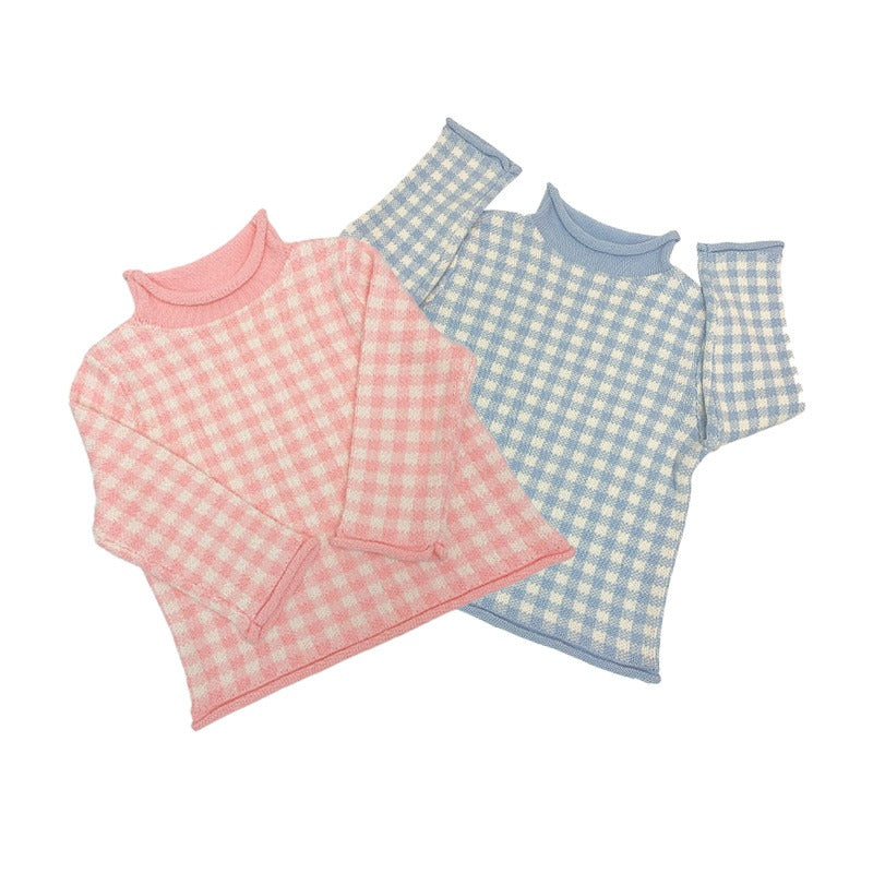 HJ signature rollneck- pink gingham