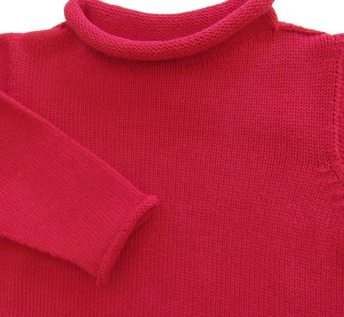 Red Roll Neck Sweater PREORDER 9/28