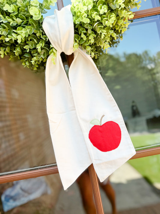 Back to School wreath sash