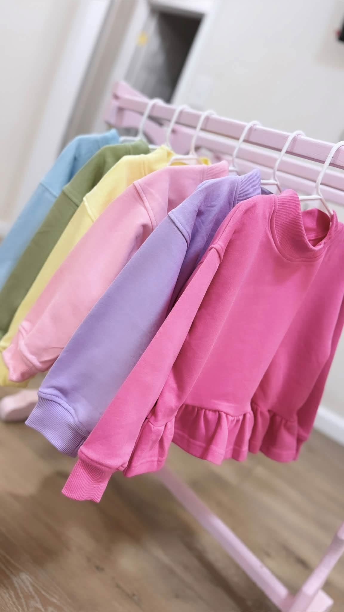 Ruffle Mockneck