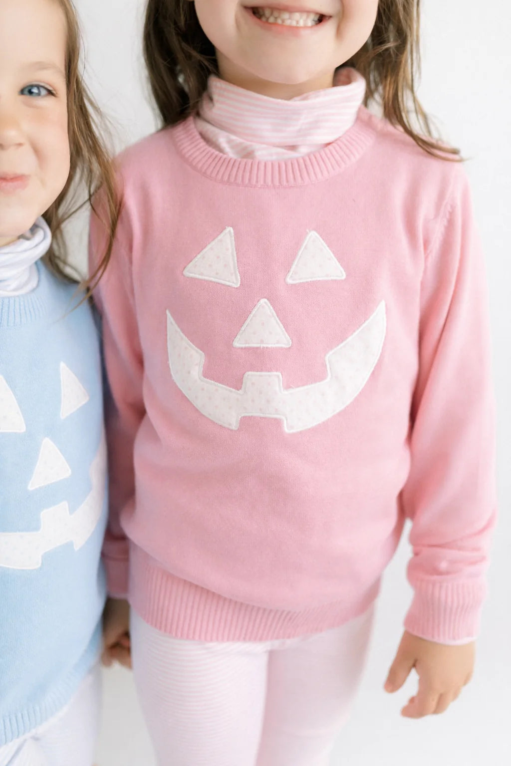 Pumpkin applique sweater