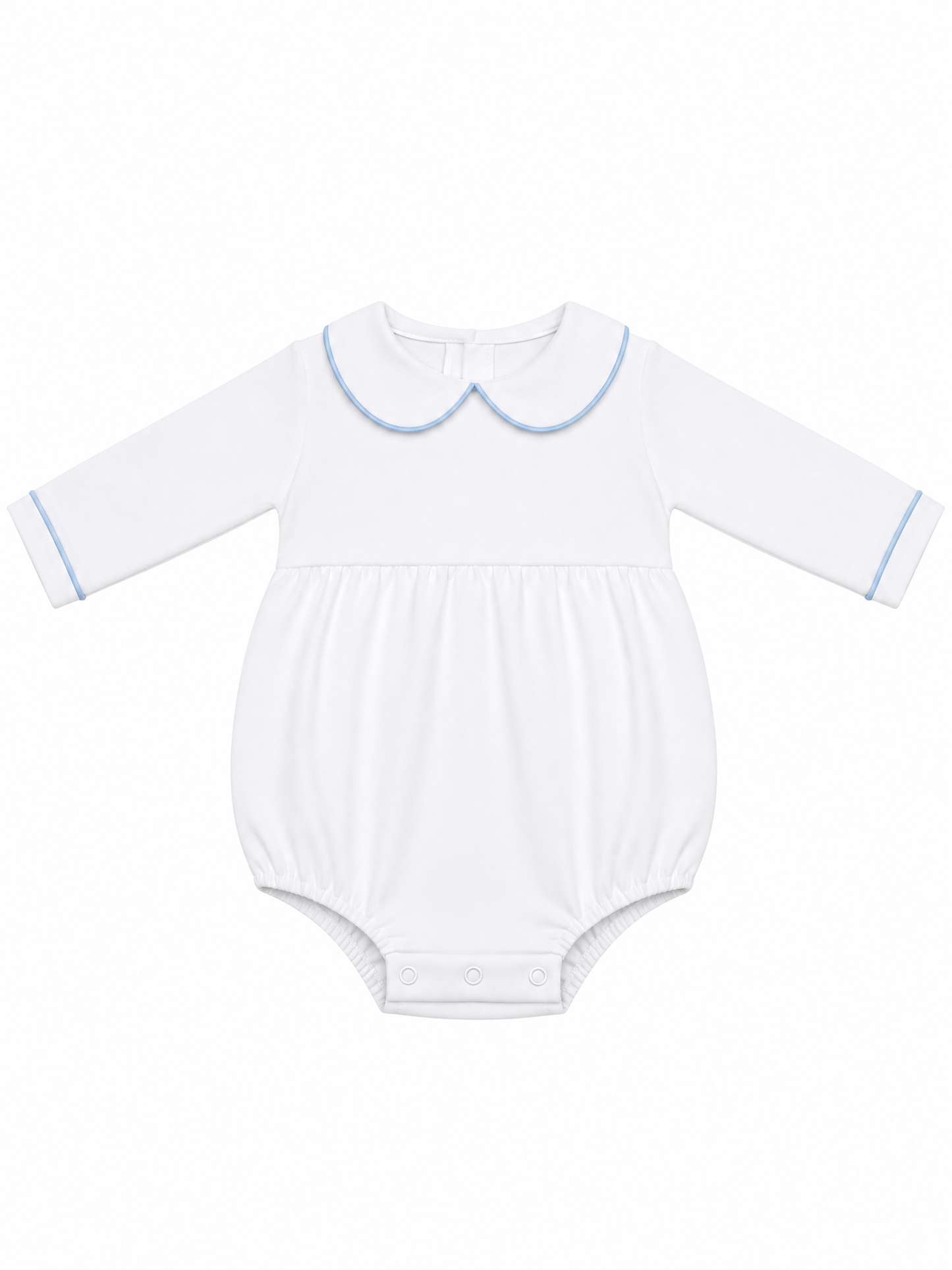 Everyday LS light blue collard bubble