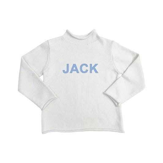 CUSTOM name knit sweater