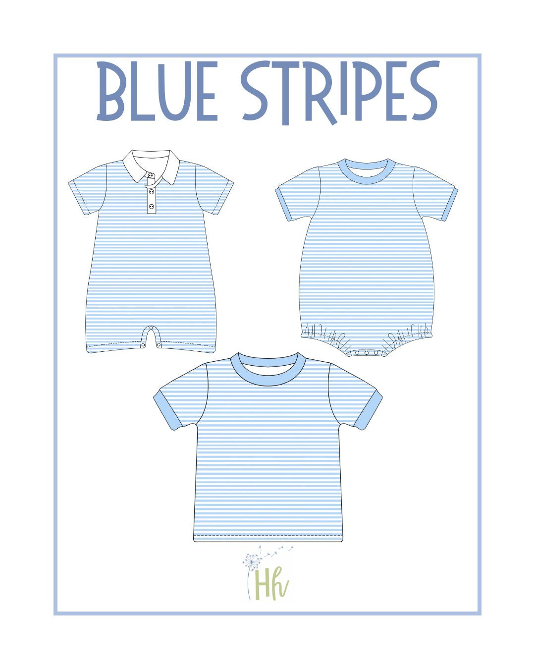 Blue Stripe Knits