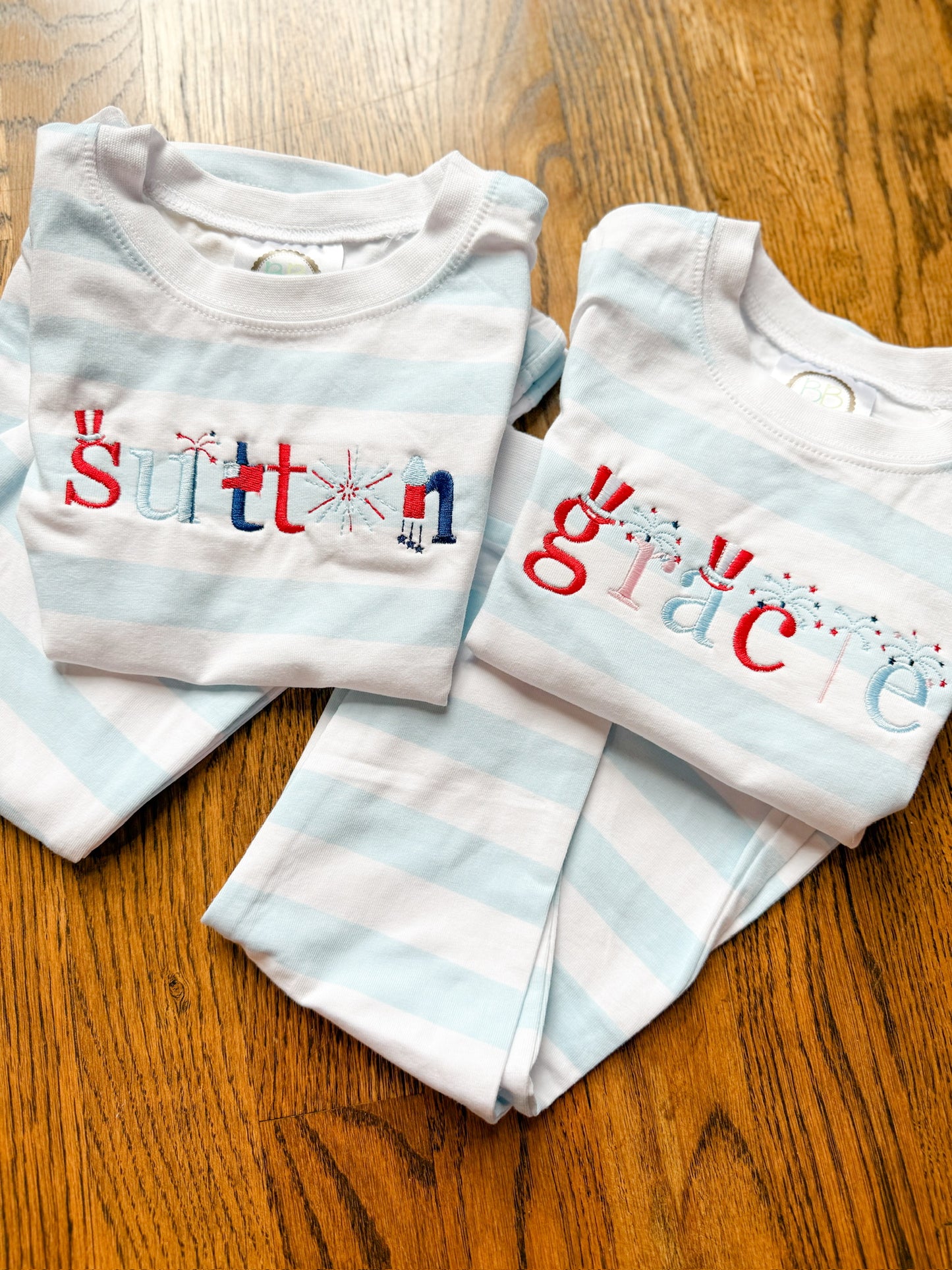 Patriotic name pjs