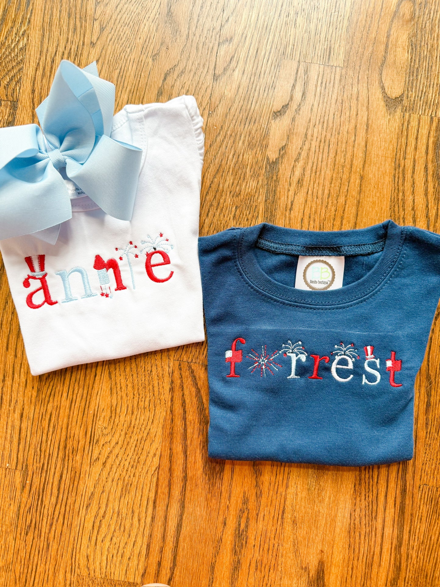 Patriotic name shirt