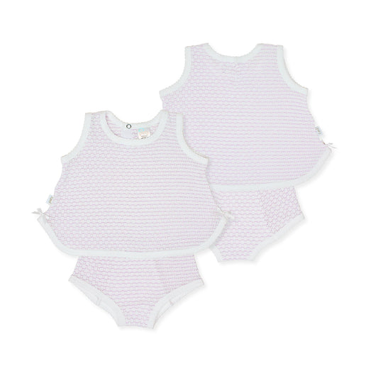 PATY KNIT 2 PC DIAPER SET WITHOUT BOW