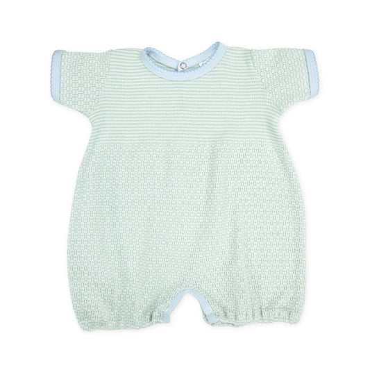 PATY KNIT SOLID COLOR BUBBLE WITH PIMA TRIM