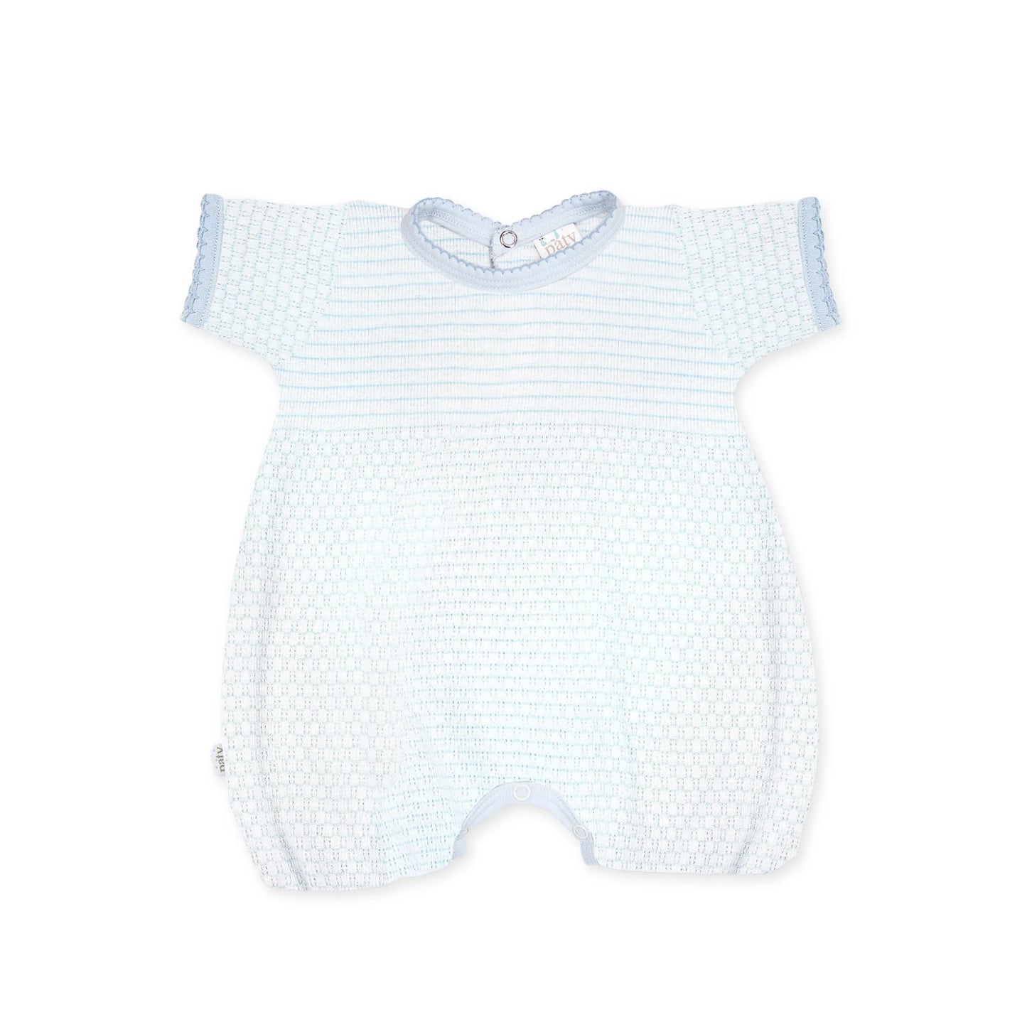 PATY PINSTRIPE PIMA TRIM BUBBLE