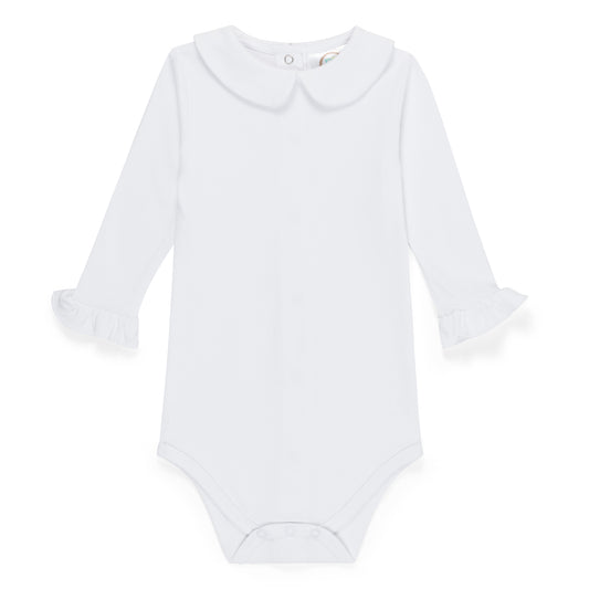 Peter Pan collar infant bodysuit