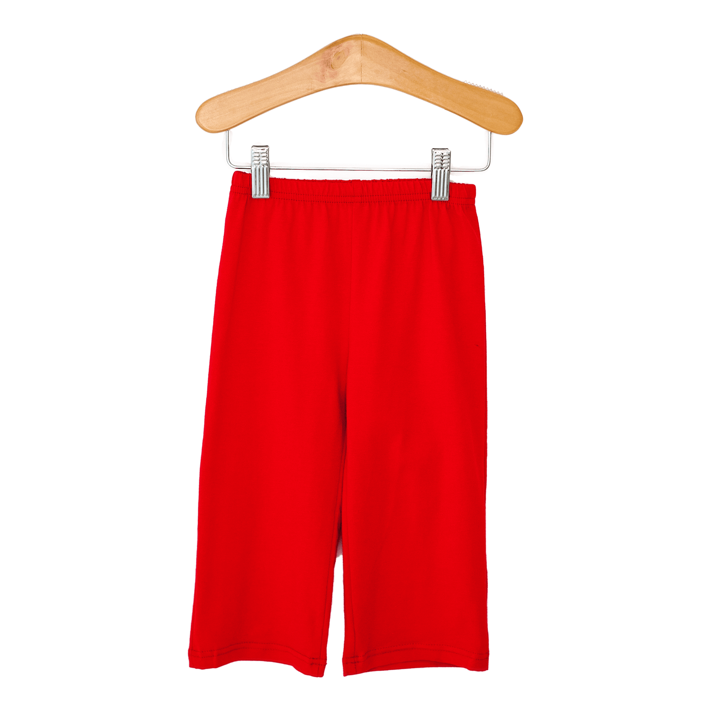 Knit pants- red