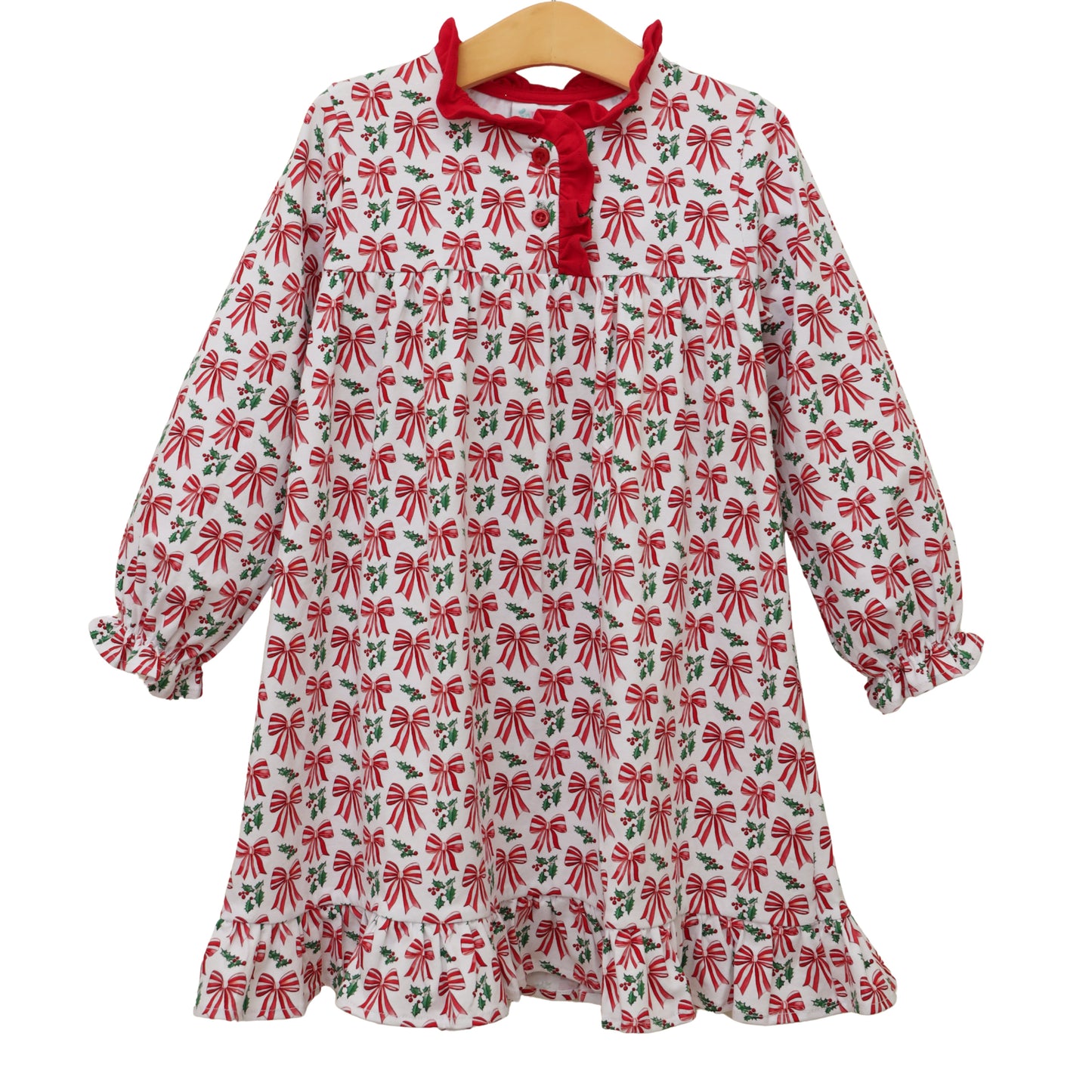 Merry moments Holly LS dress