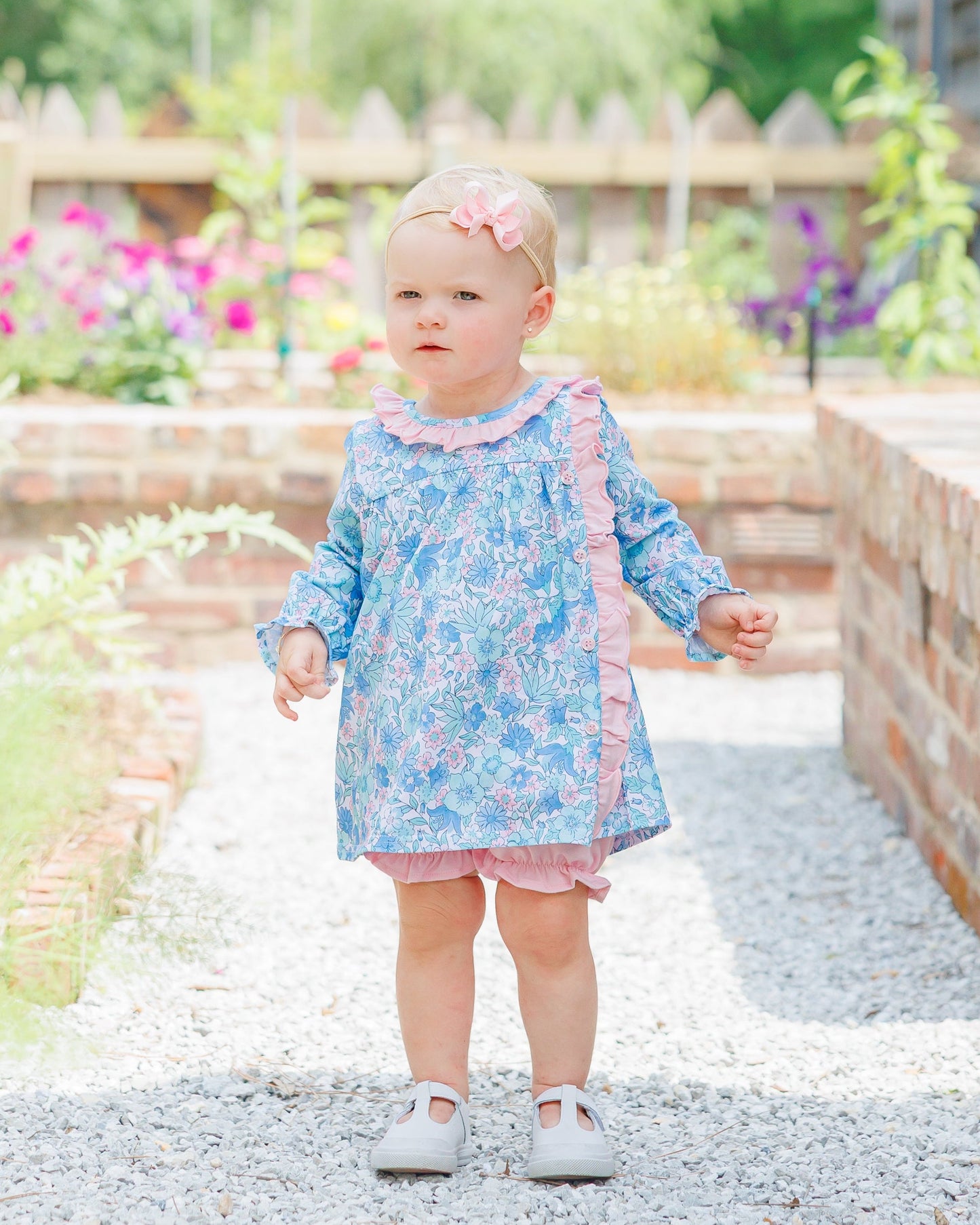 painted petals clara bloomer set