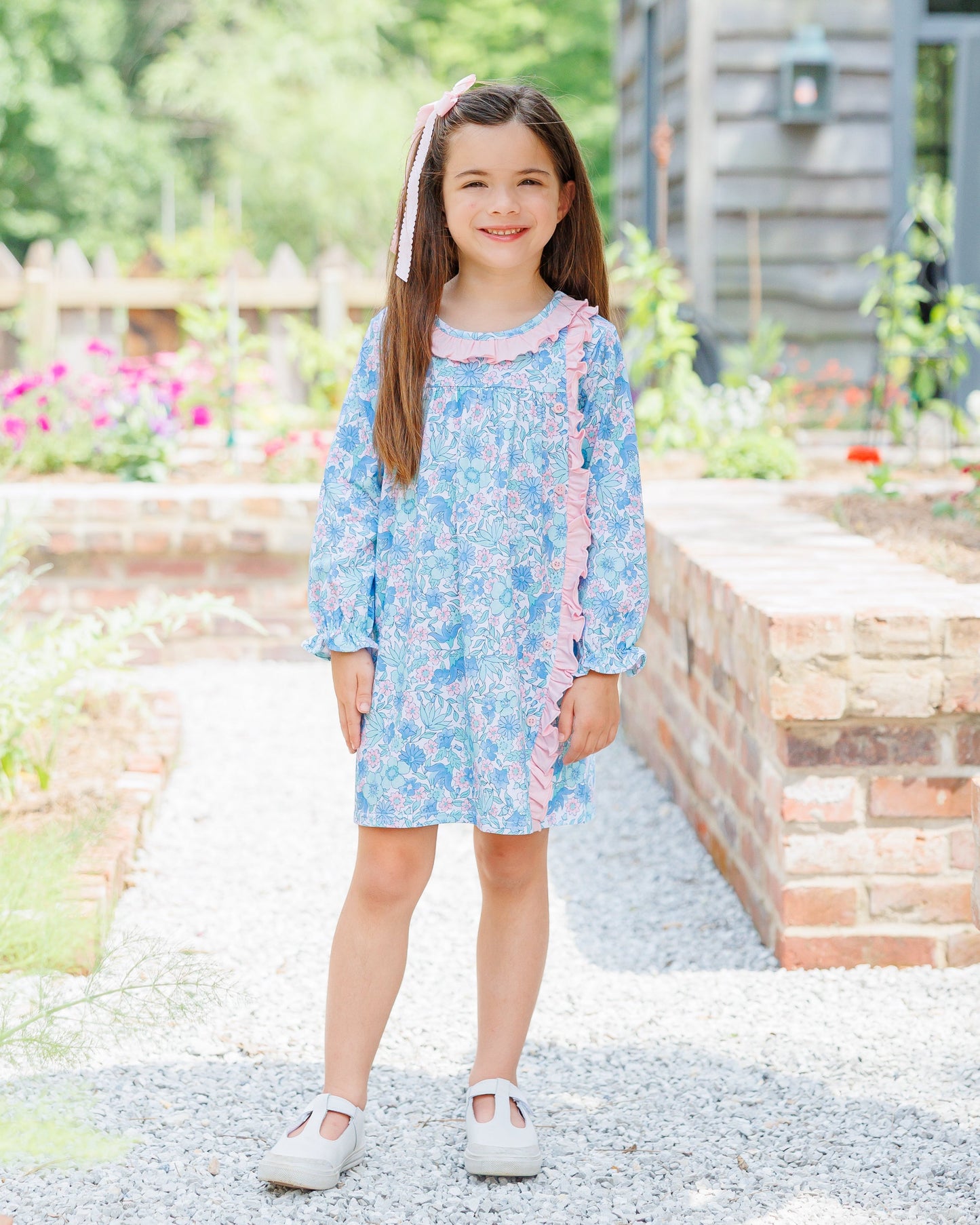 painted petals clara dress