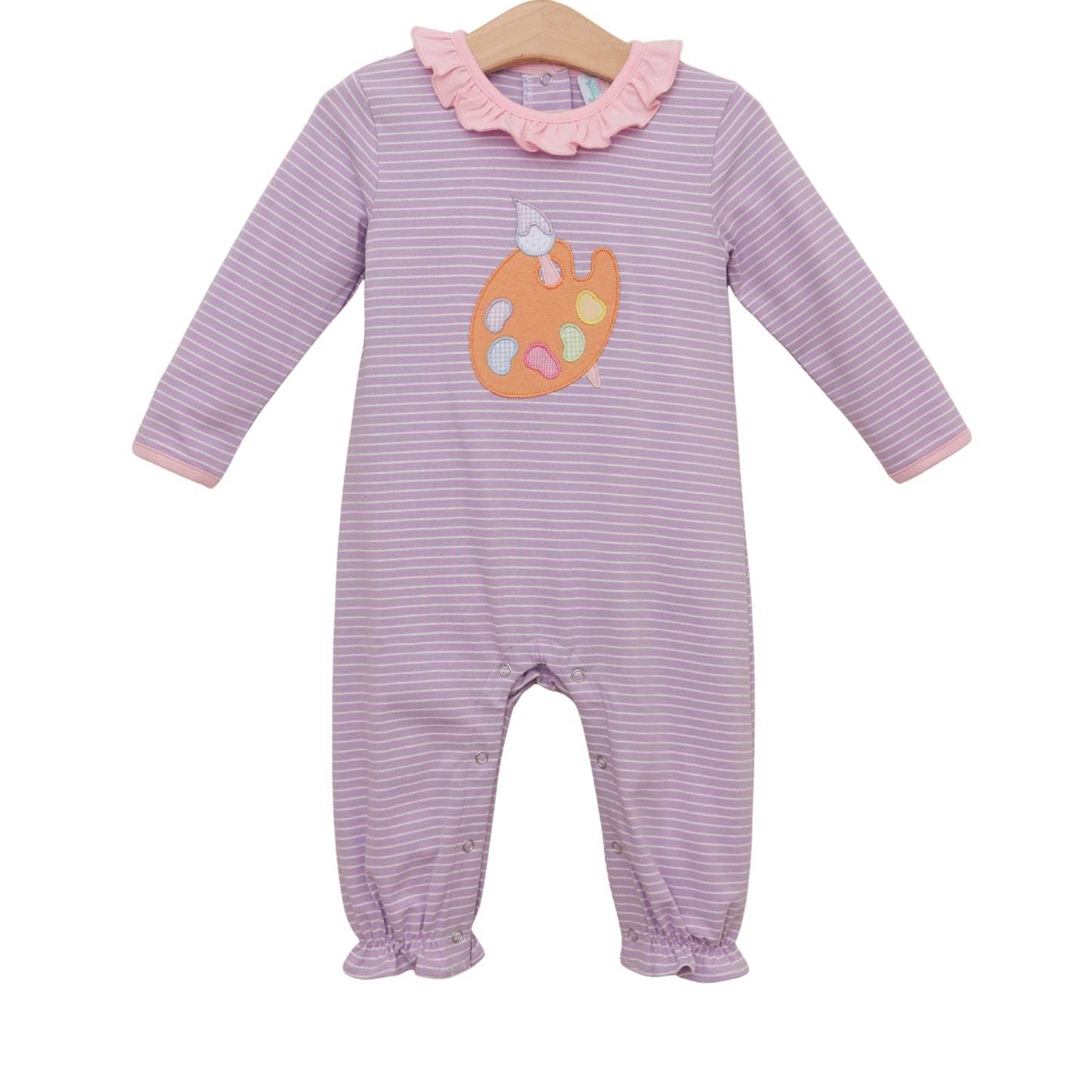 pretty painter ruffle romper