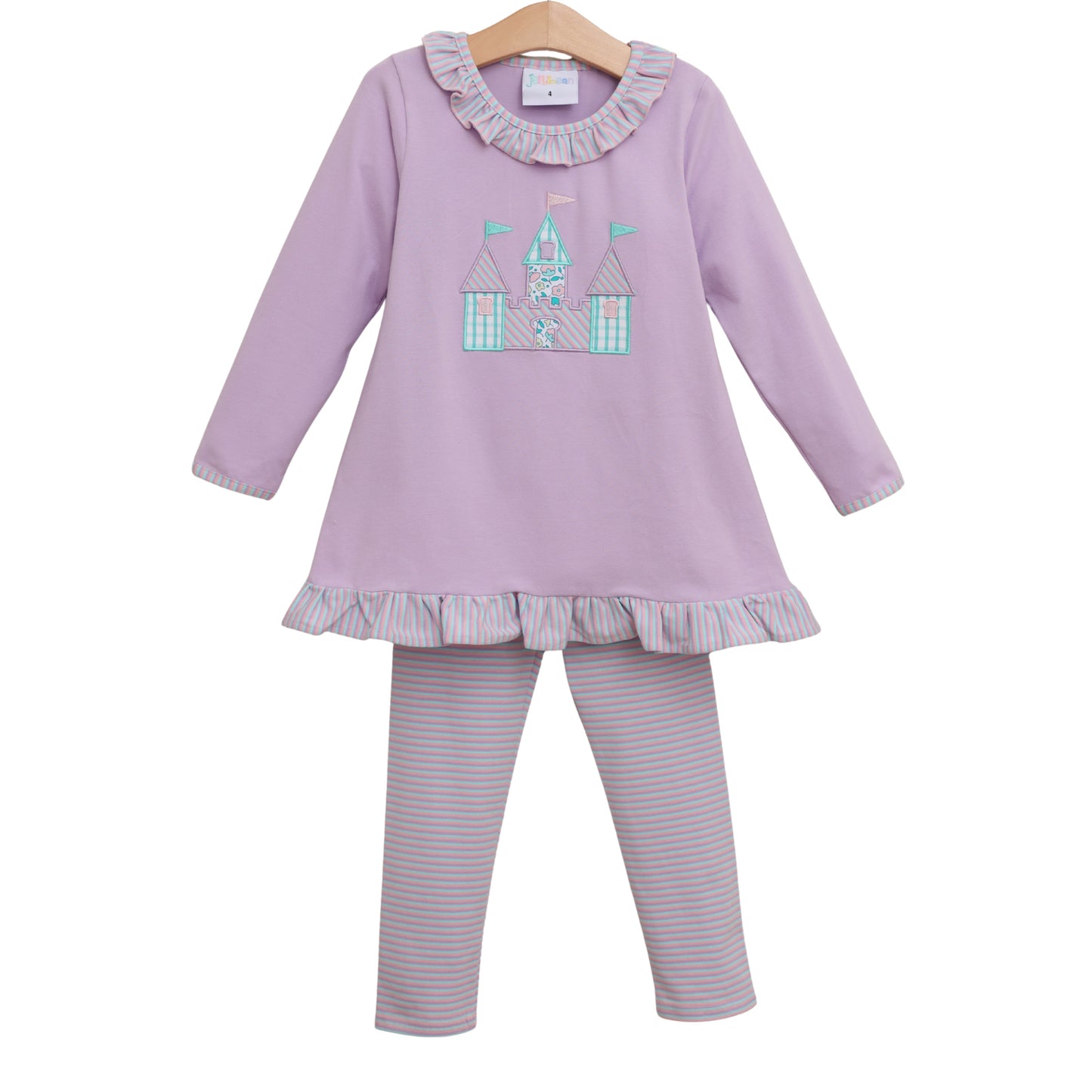 princess palace ruffle pants set