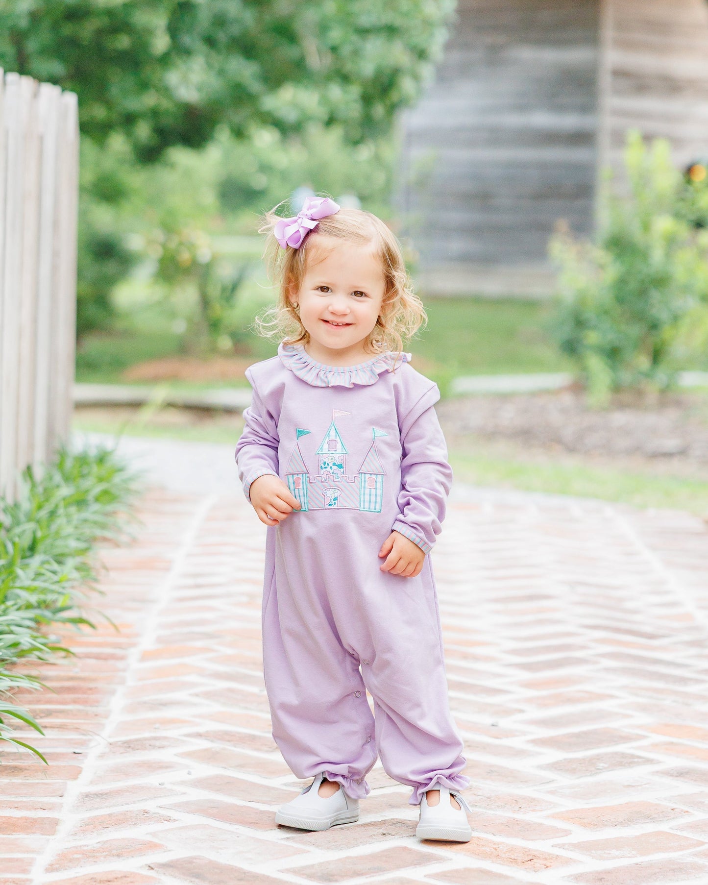 princess palace ruffle romper