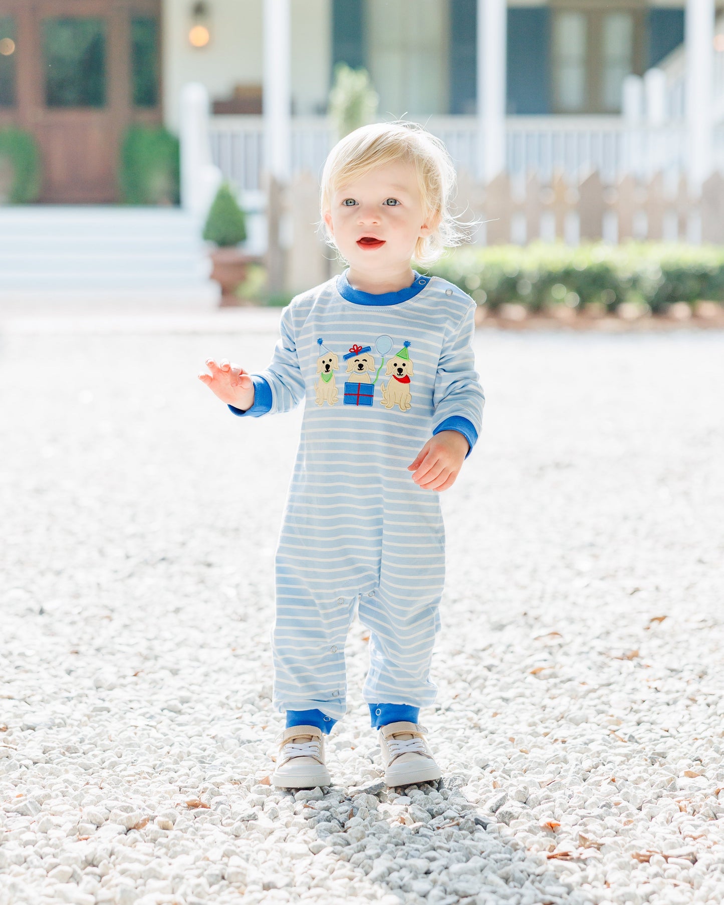 puppy party romper