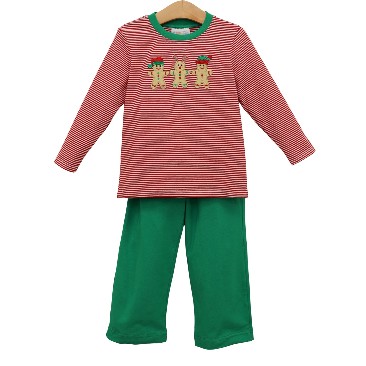 santa's sweet helpers pants set