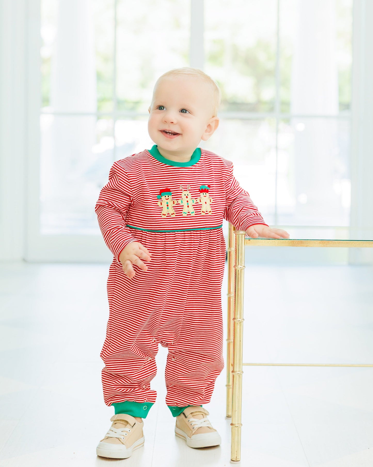 santa's sweet helpers romper