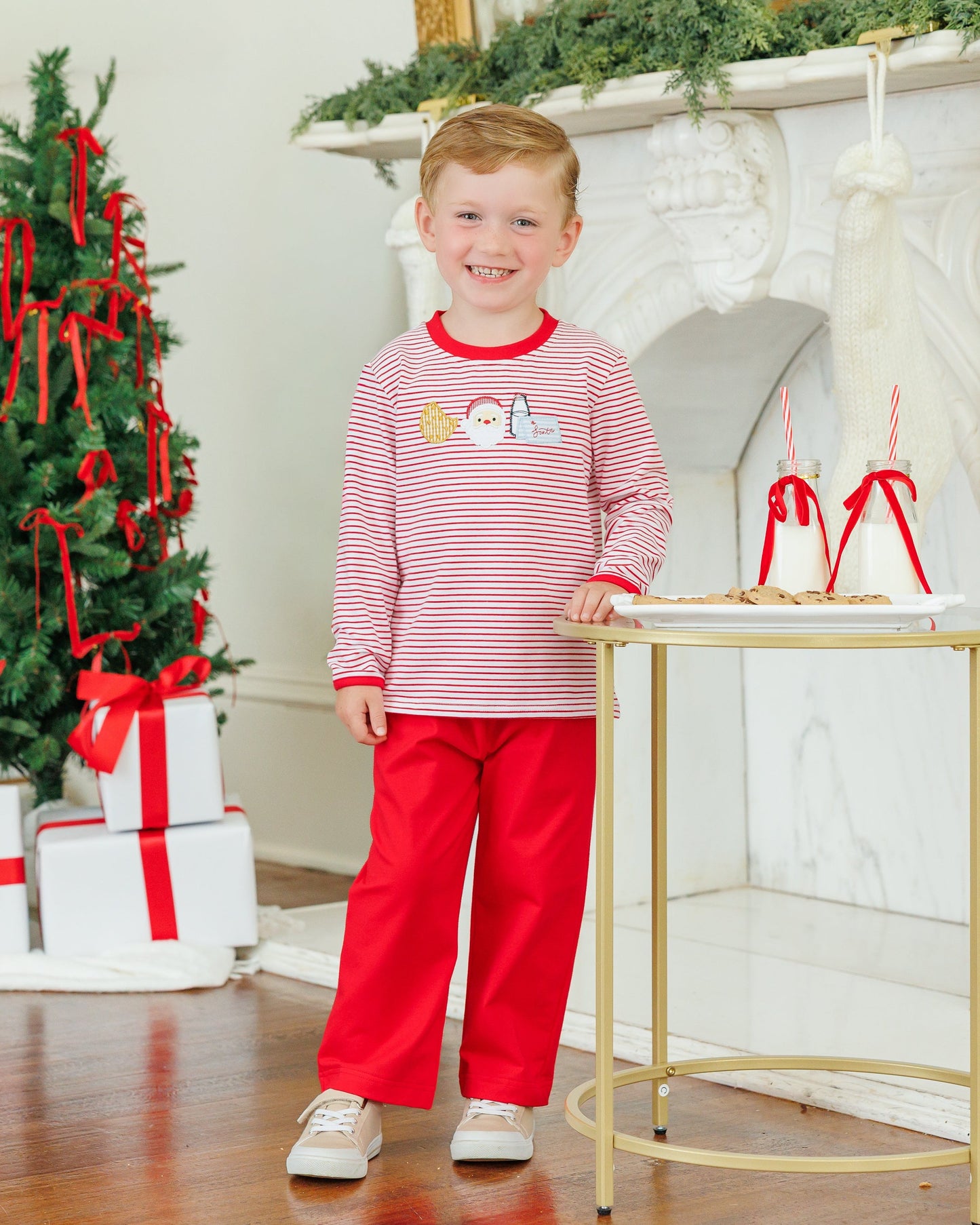 santa's treats pants set