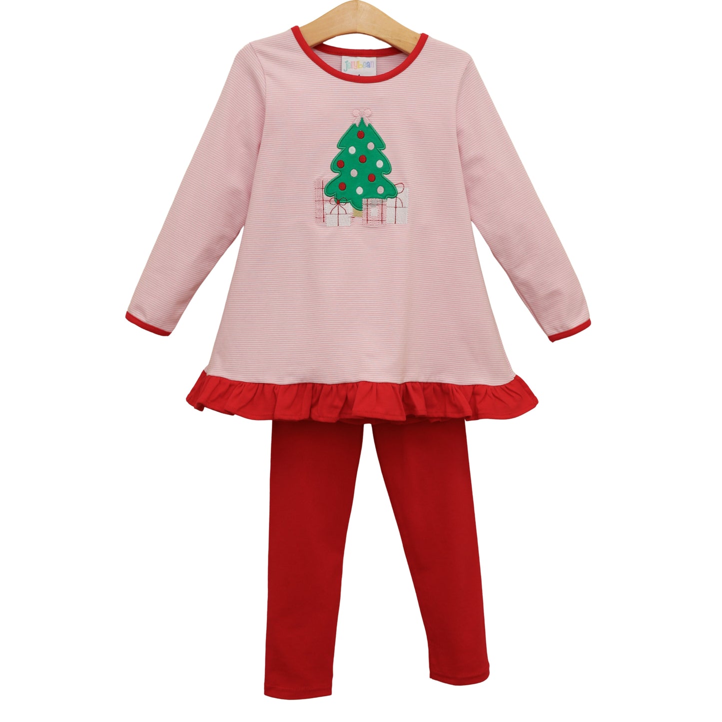 underneath the tree ruffle pants set