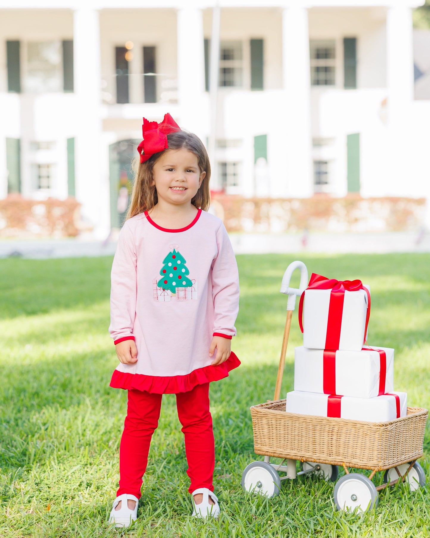 underneath the tree ruffle pants set
