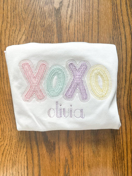 XOXO appliqué