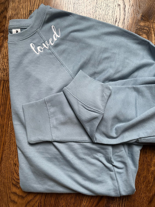 Custom word Neckline Sweatshirt