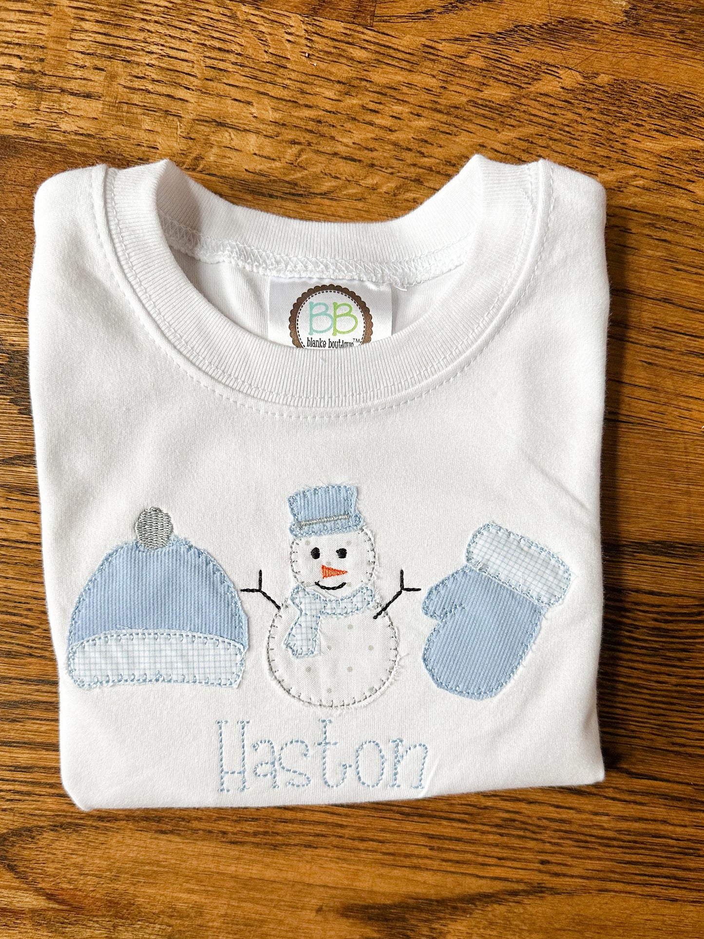 Boy Winter Trio Applique