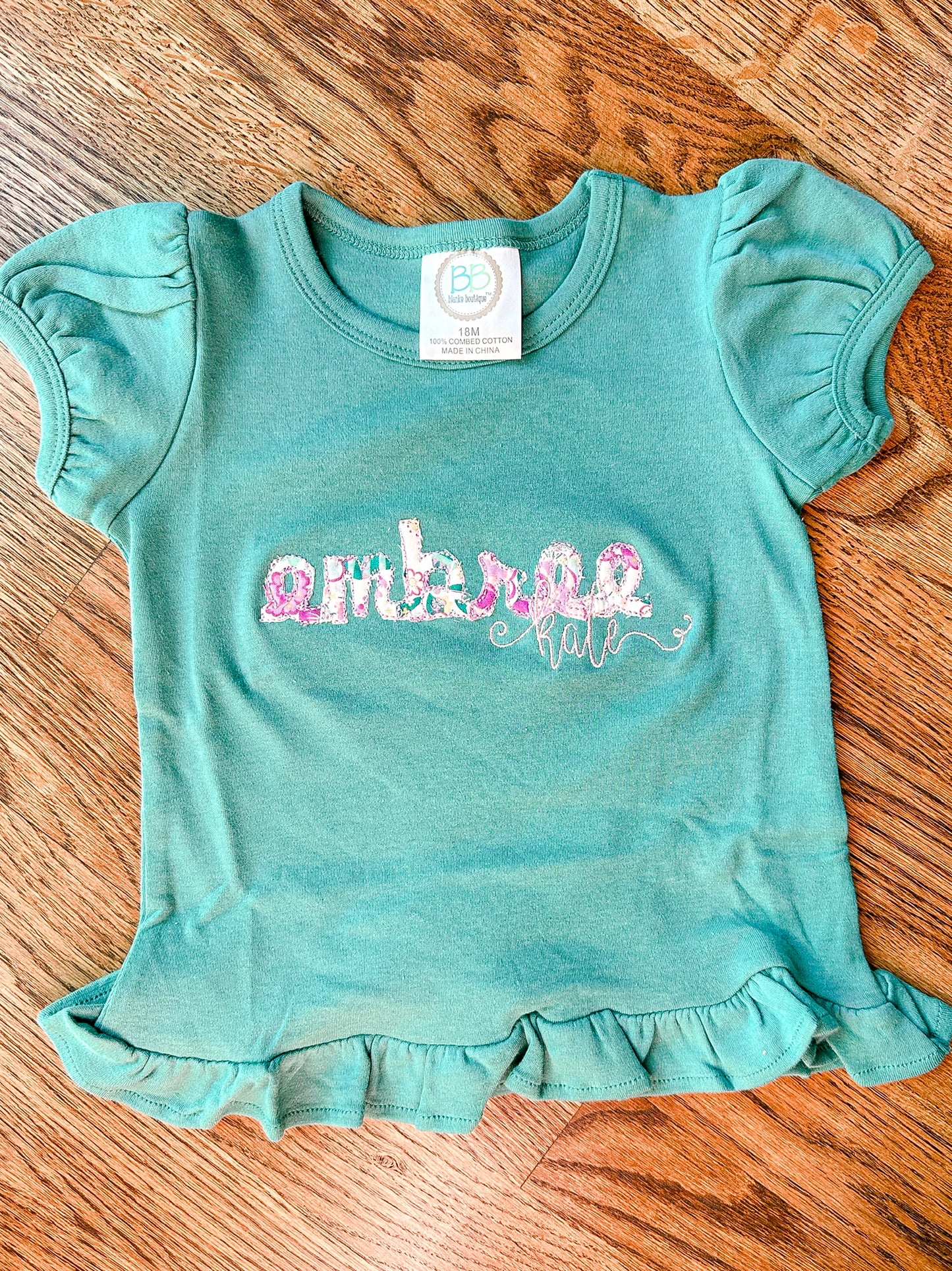 Girl Appliqué Name